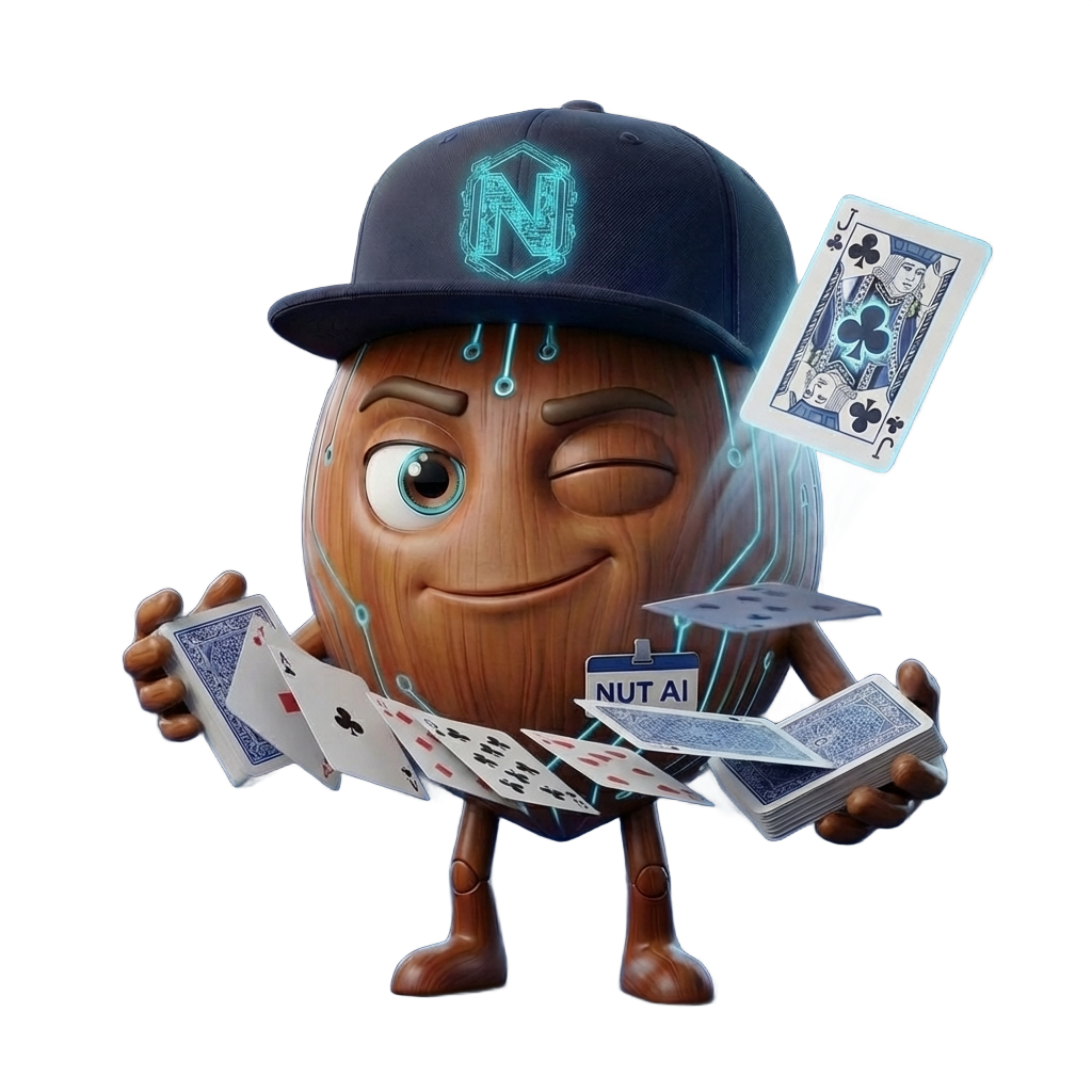 Mr. NUT Shuffling Cards